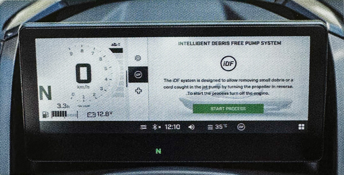 10.25インチタッチスクリーンディスプレイ